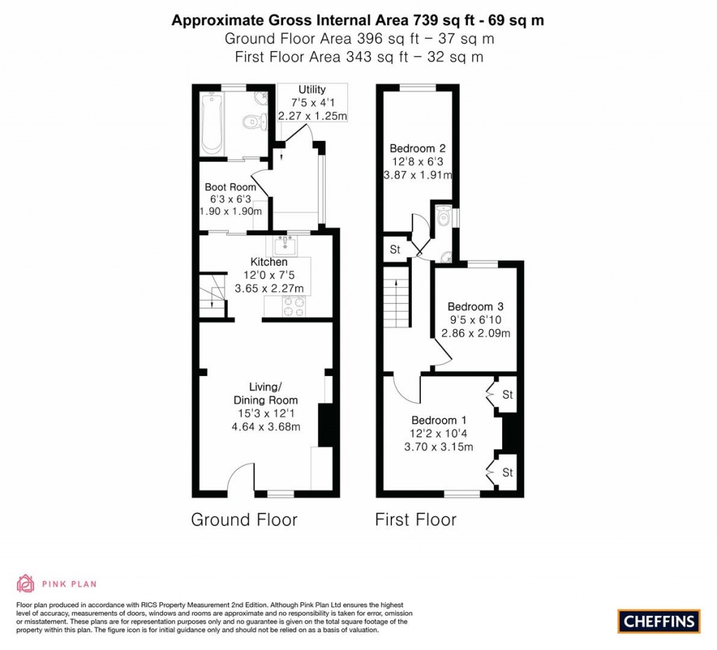 Floorplans For York Street, Cambridge
