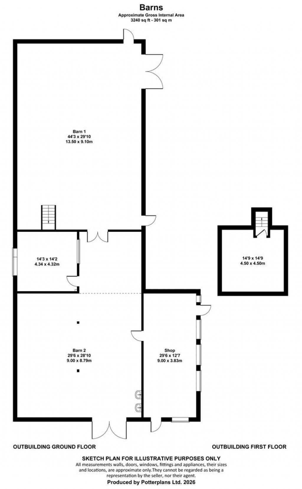 Floorplans For Wellow, Isle of Wight