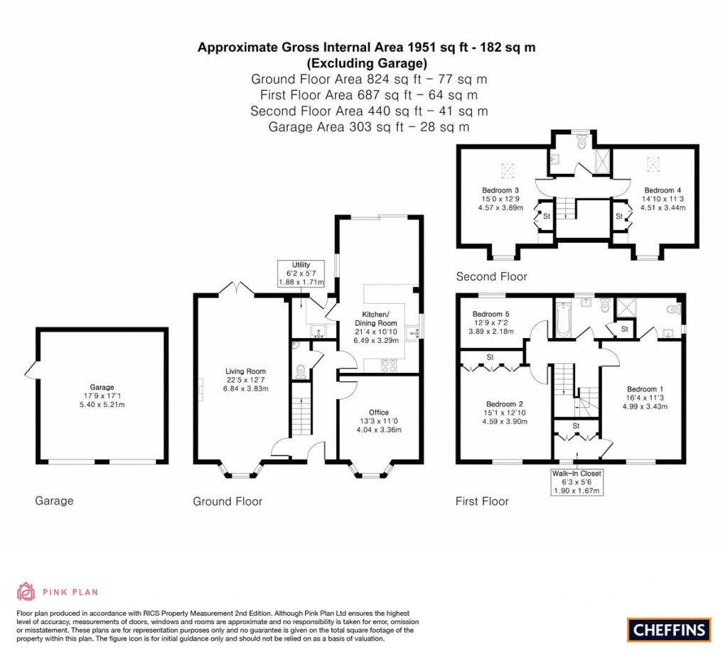 Floorplans For Collier Close, Ely