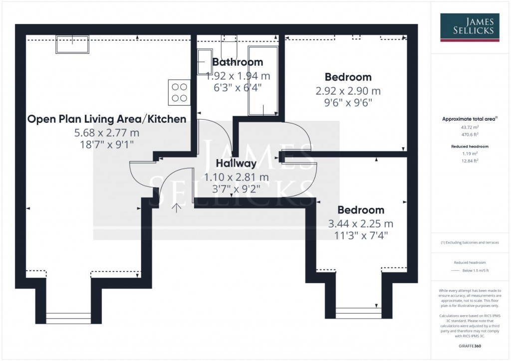 Floorplans For Sykefield Avenue, West End, Leicester