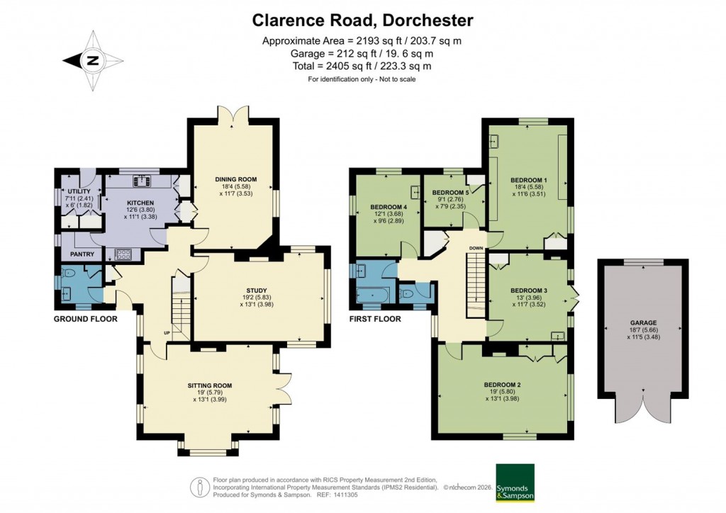 Floorplans For Clarence Road, Dorchester