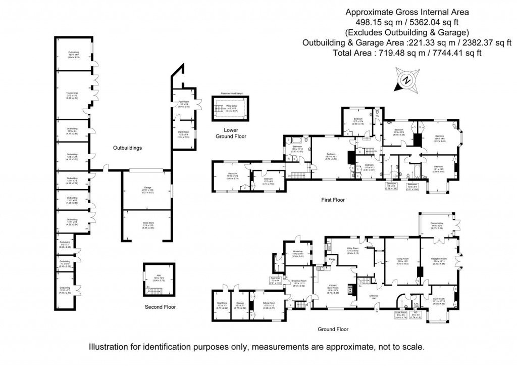 Floorplans For Finchingfield Road, Little Sampford, Saffron Walden