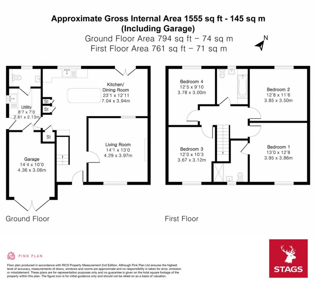 Floorplans For Ladock, Truro