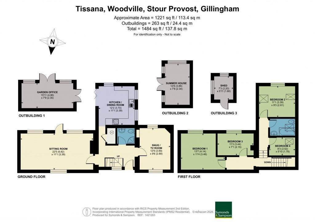 Floorplans For Woodville, Stour Provost, Gillingham