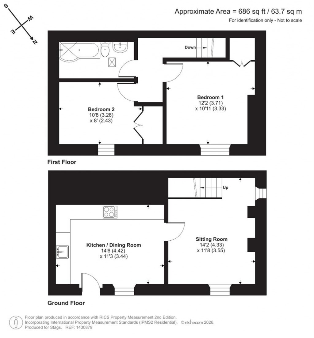 Floorplans For Perranarworthal, Nr Truro