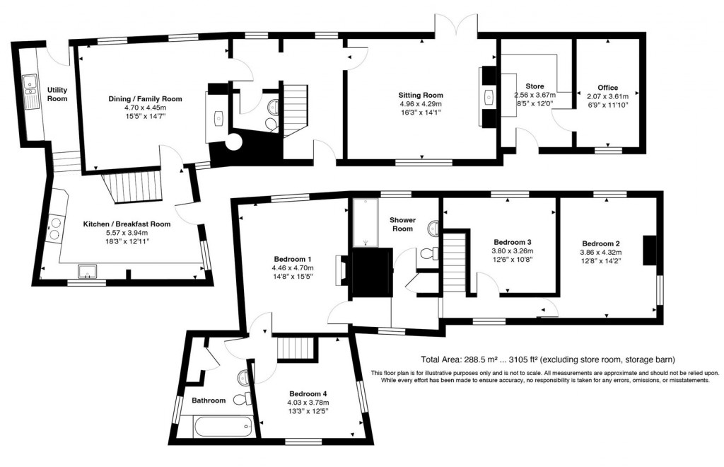 Floorplans For Northleigh, Colyton