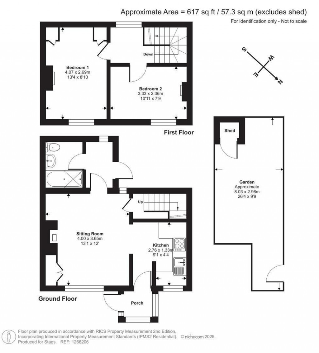 Floorplans For High Street, Burton Bradstock, Bridport