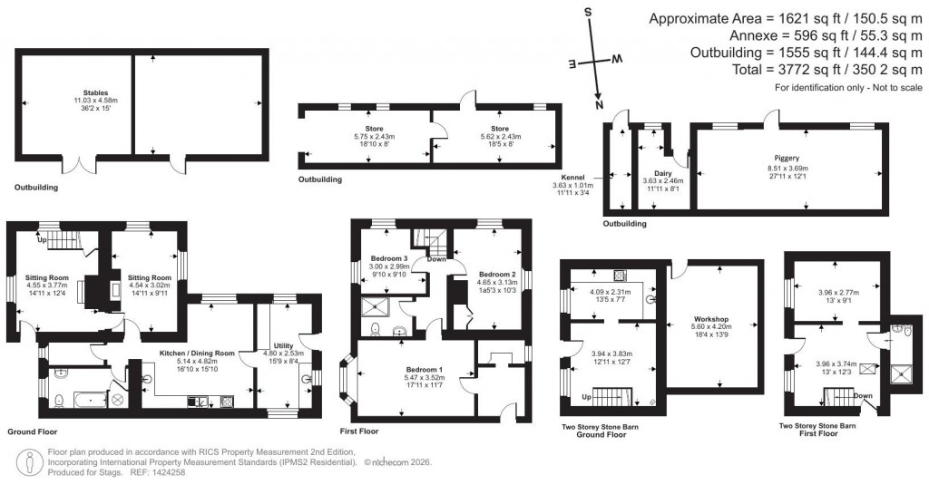 Floorplans For Gulworthy, near Tavistock