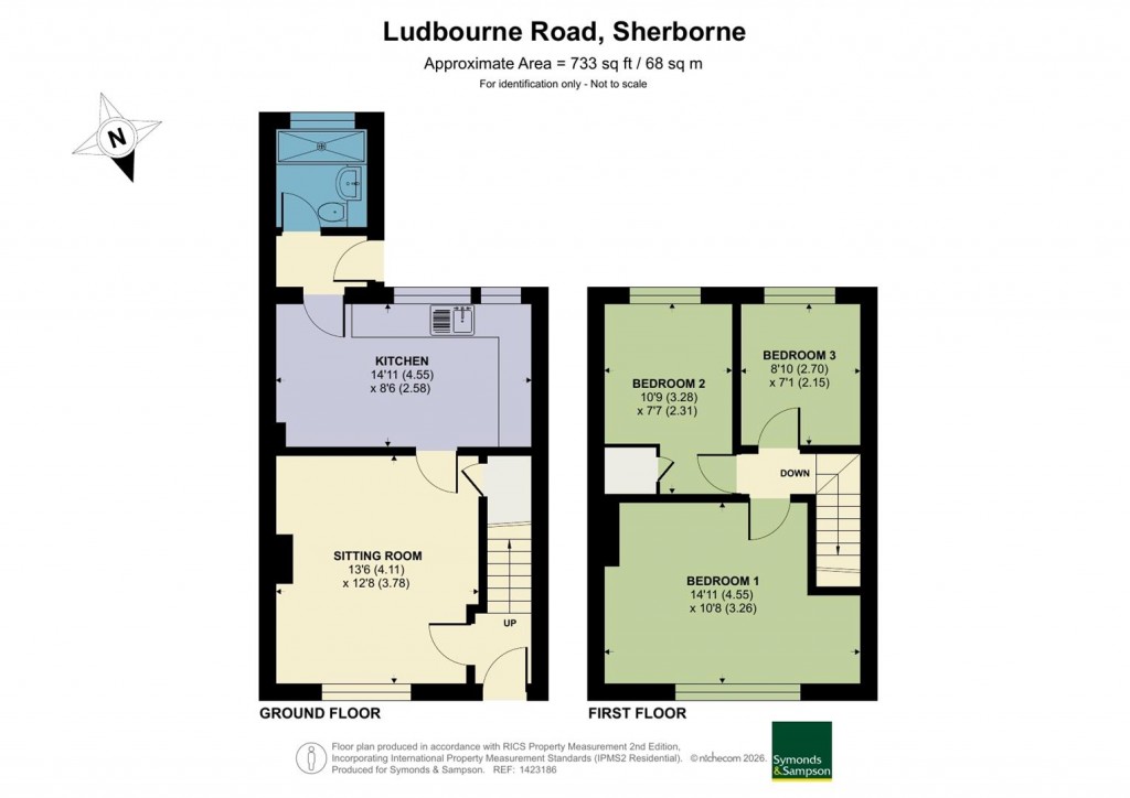 Floorplans For Ludbourne Road, Sherborne