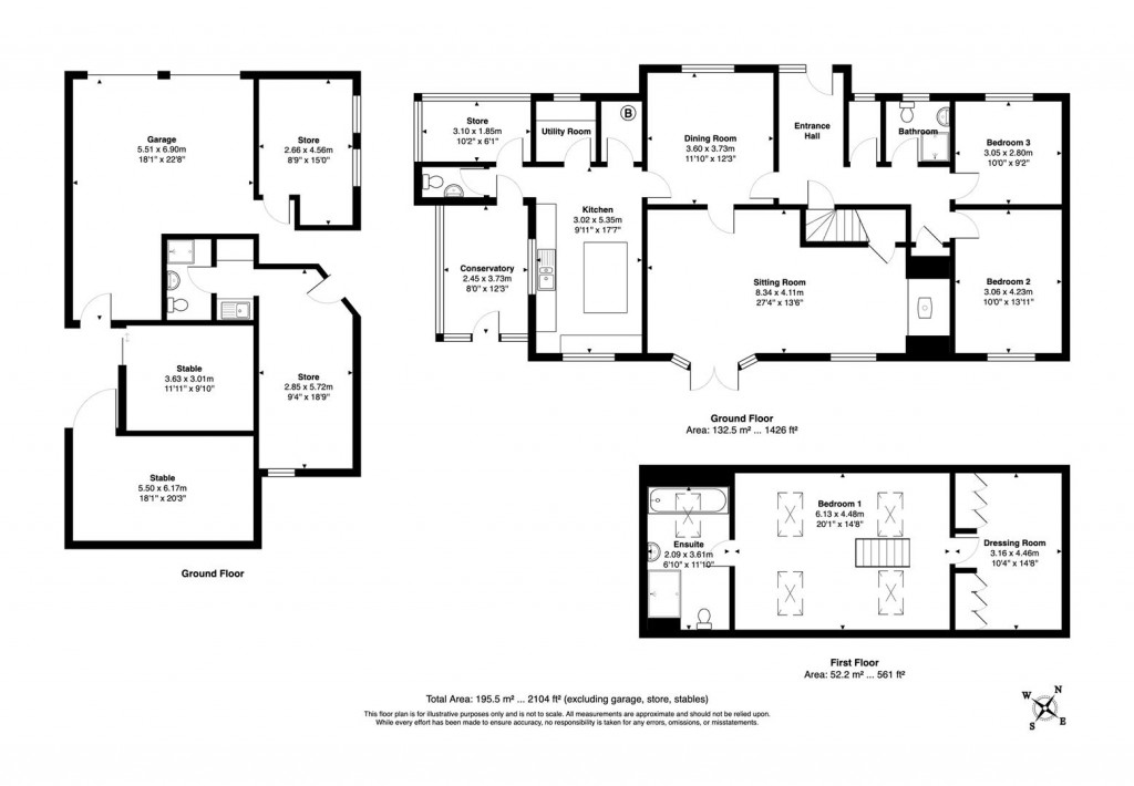 Floorplans For Awliscombe, Honiton