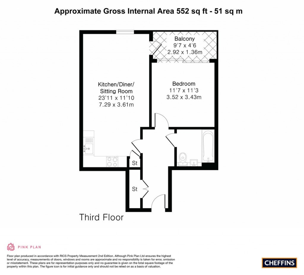 Floorplans For Great Northern Road, Cambridge