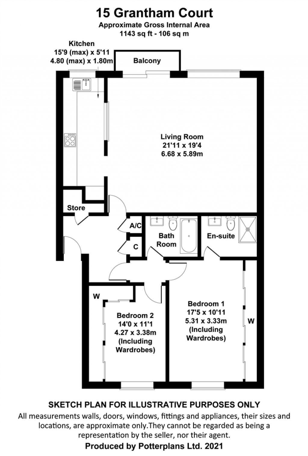 Floorplans For Cowes, Isle Of Wight