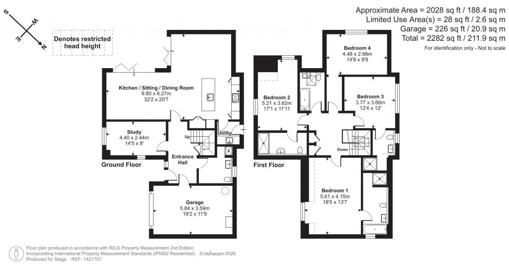 Floorplans For Lower Park Road, Braunton