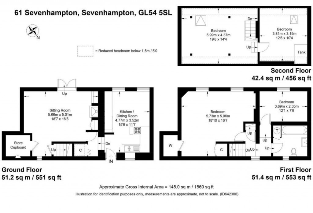 Floorplans For Sevenhampton, Gloucestershire