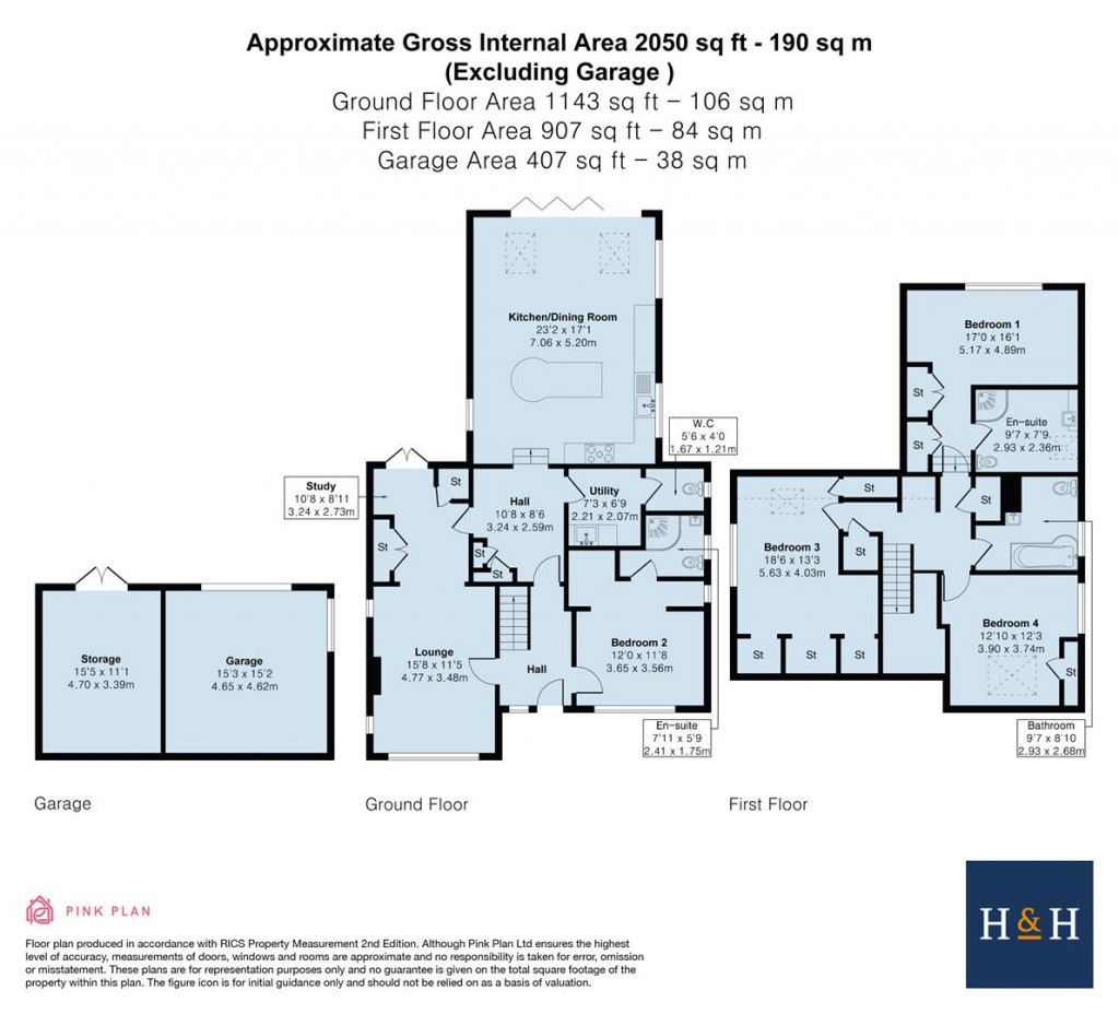 Floorplans For School Hill, Newnham, Daventry, NN11