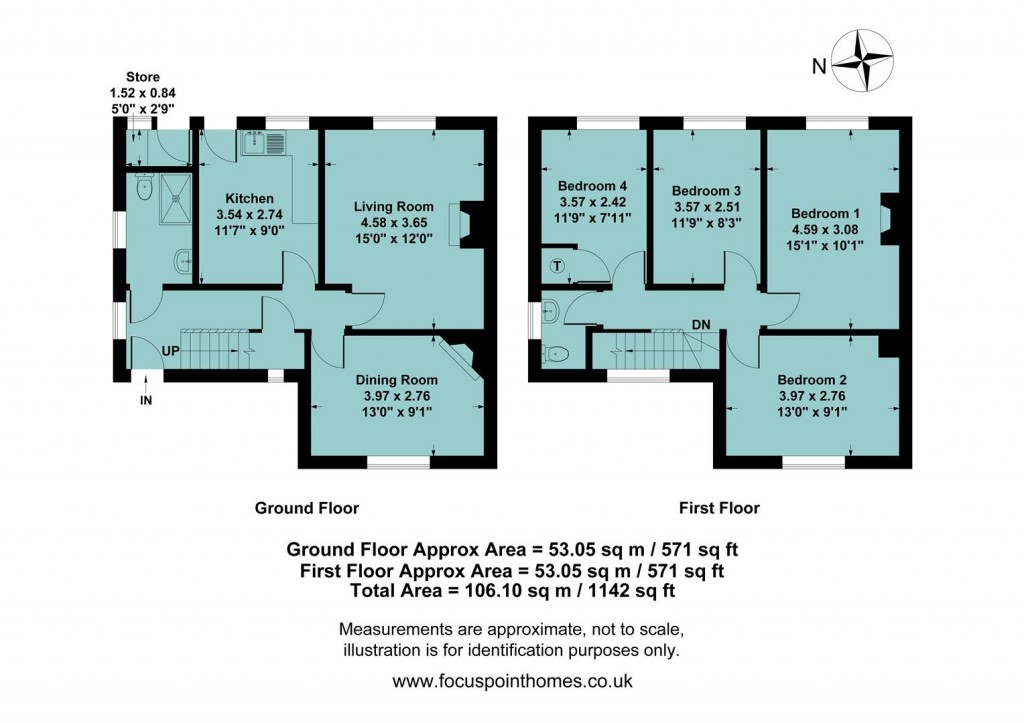 Floorplans For Middleton Road, Banbury