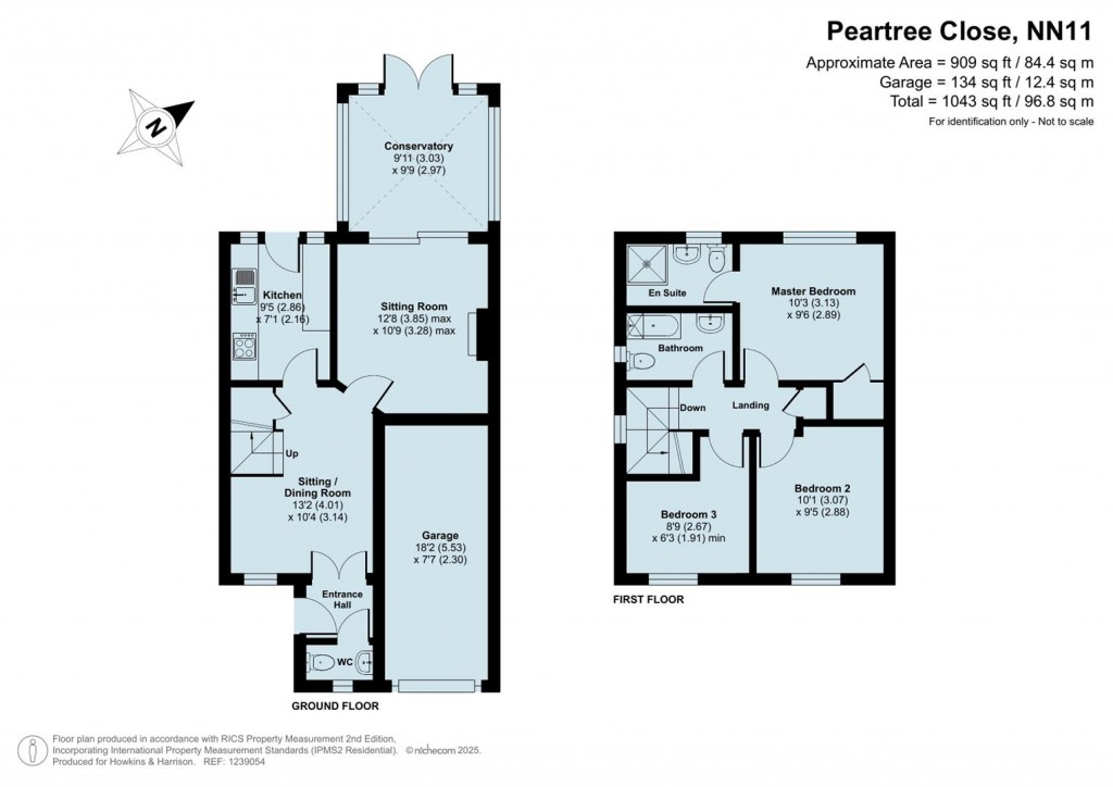 Floorplans For Peartree Close, Daventry, NN11