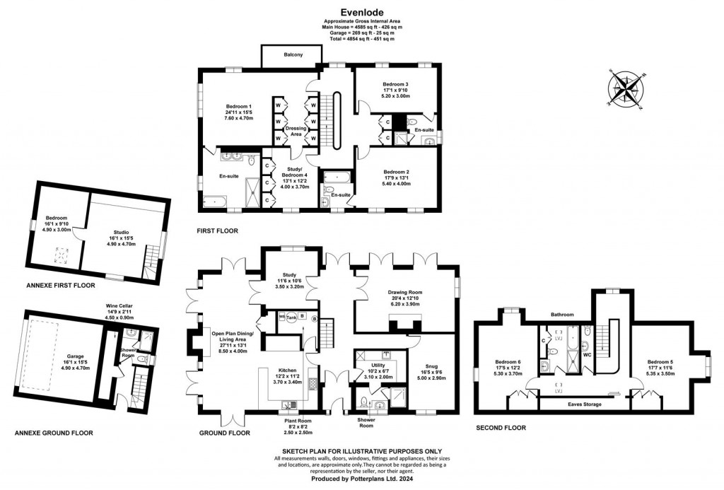 Floorplans For Bembridge, Isle of Wight