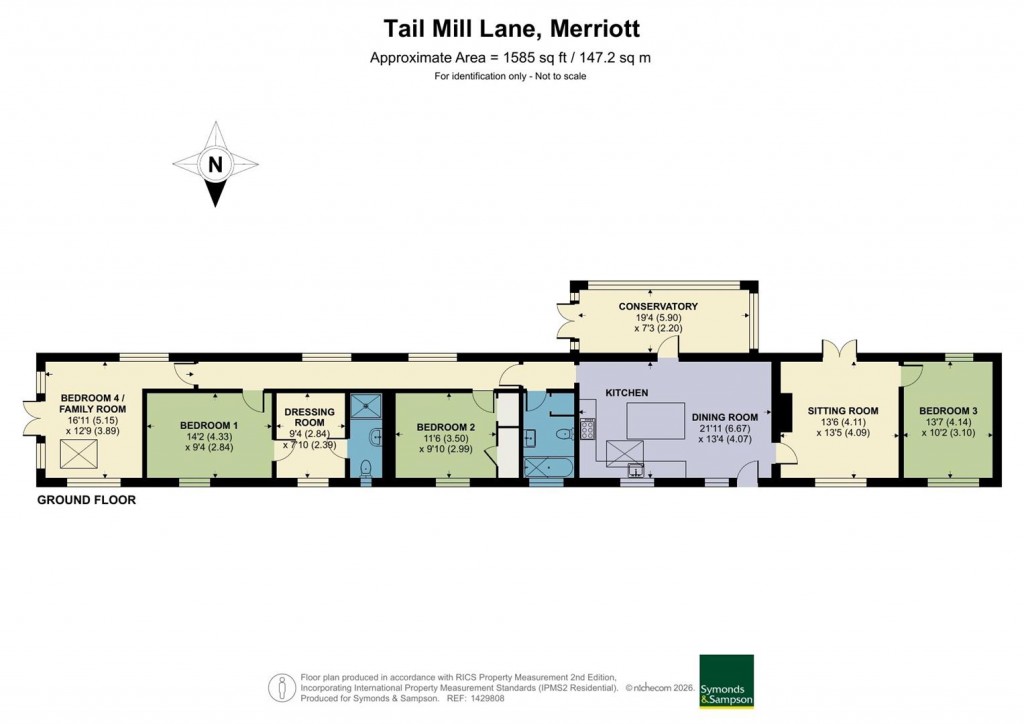 Floorplans For Tail Mill Lane, Merriott
