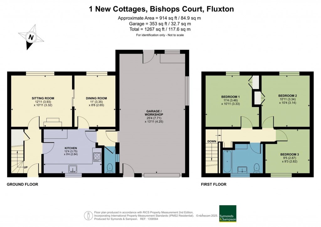Floorplans For Fluxton, Ottery St Mary