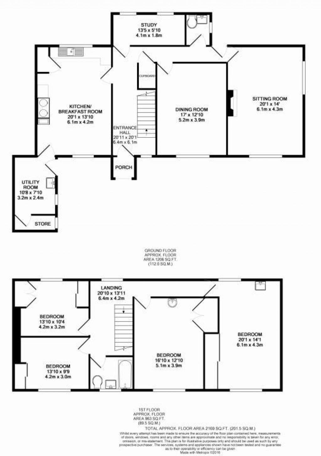 Floorplans For Mapperton, Beaminster