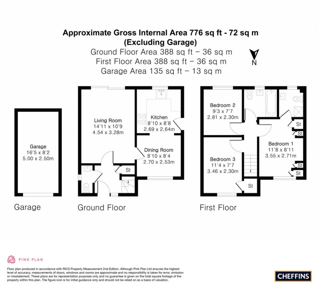 Floorplans For Blackthorn Court, Soham, Ely