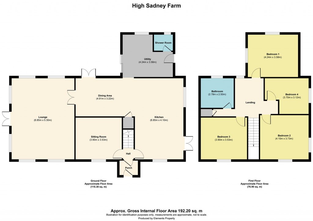 Floorplans For Carr Road, North Kelsey, Market Rasen