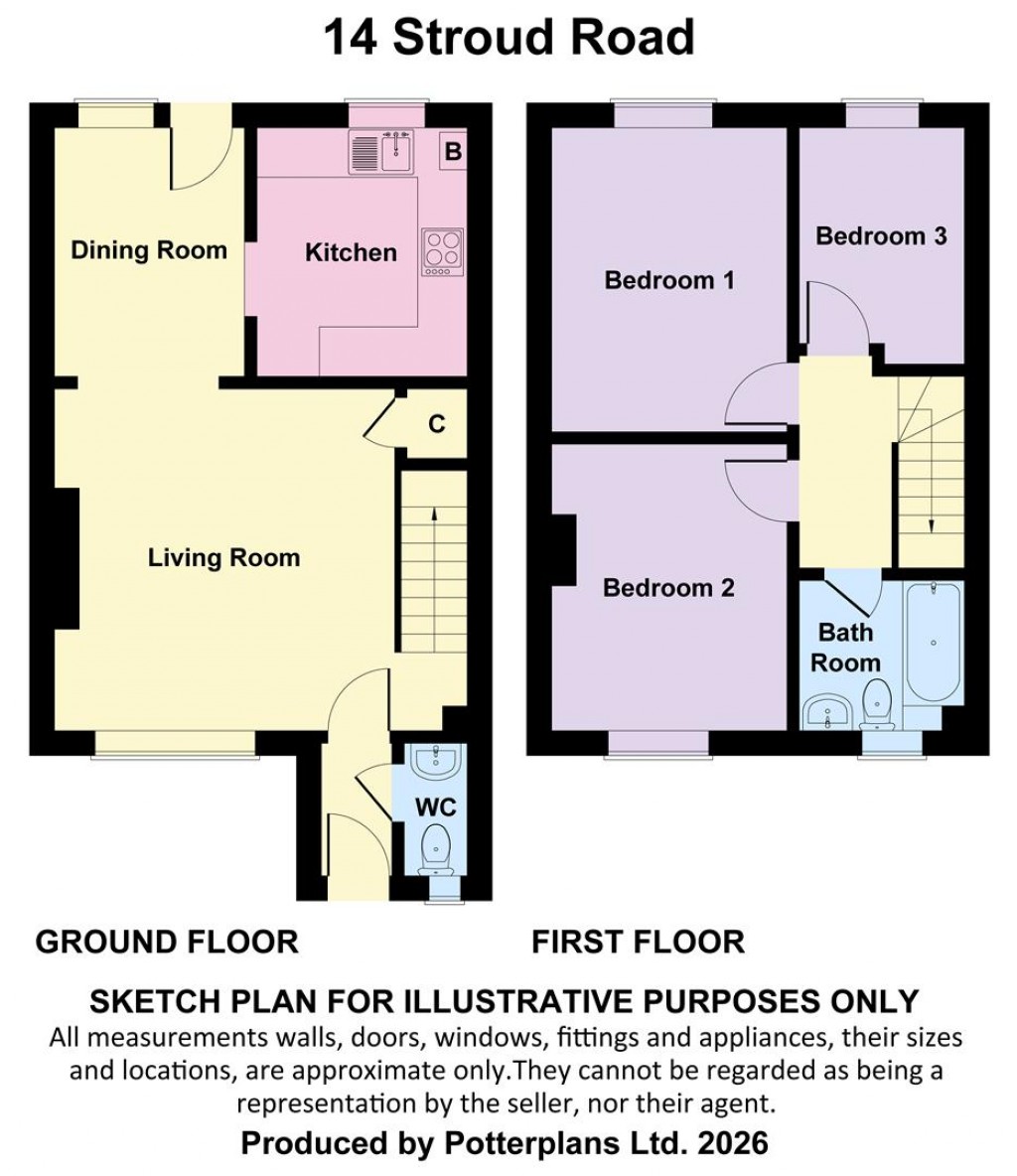 Floorplans For Freshwater, Isle of Wight