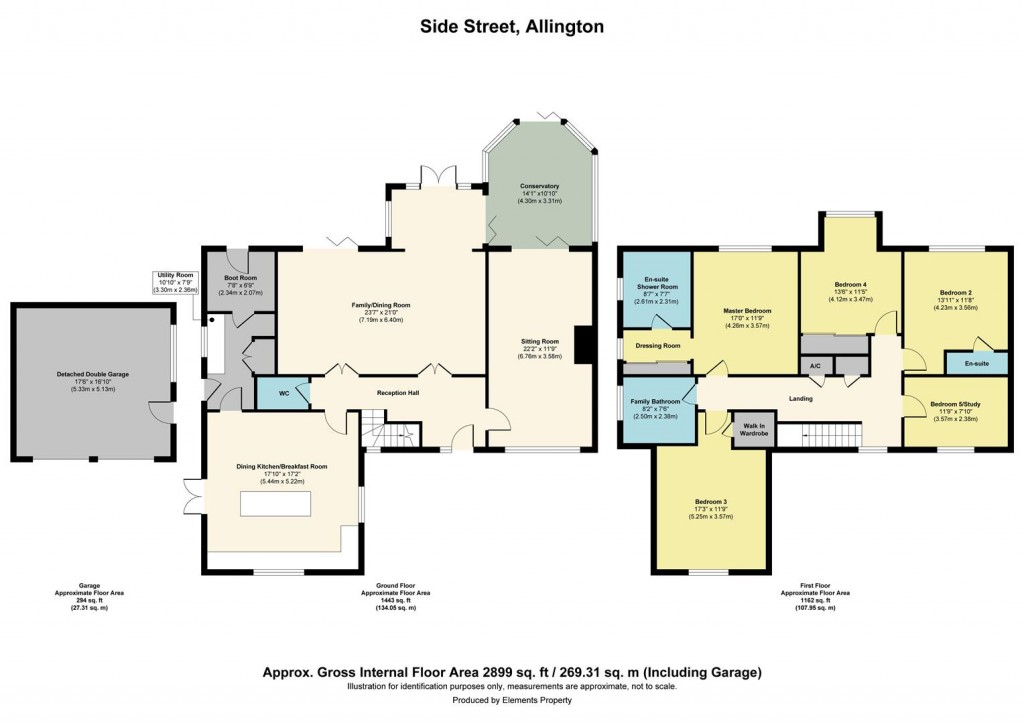Floorplans For Side Street, Allington, Grantham