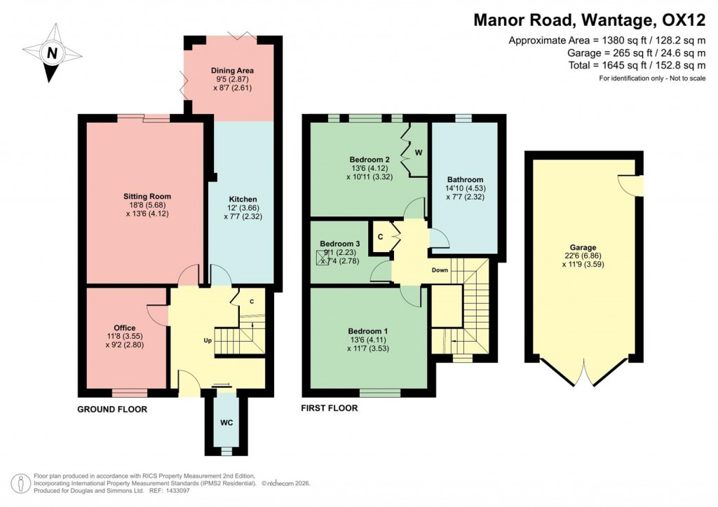 Floorplans For Manor Road, Wantage, OX12, Oxfordshire