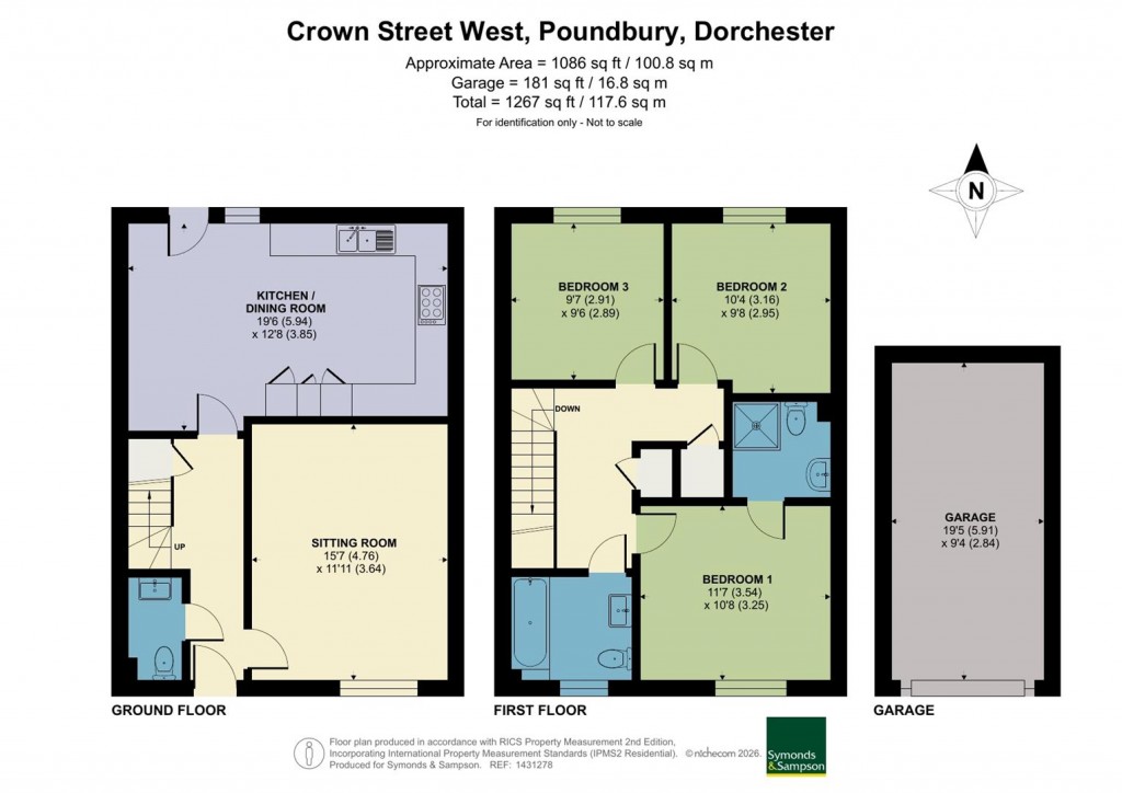 Floorplans For Crown Street West, Poundbury, Dorchester