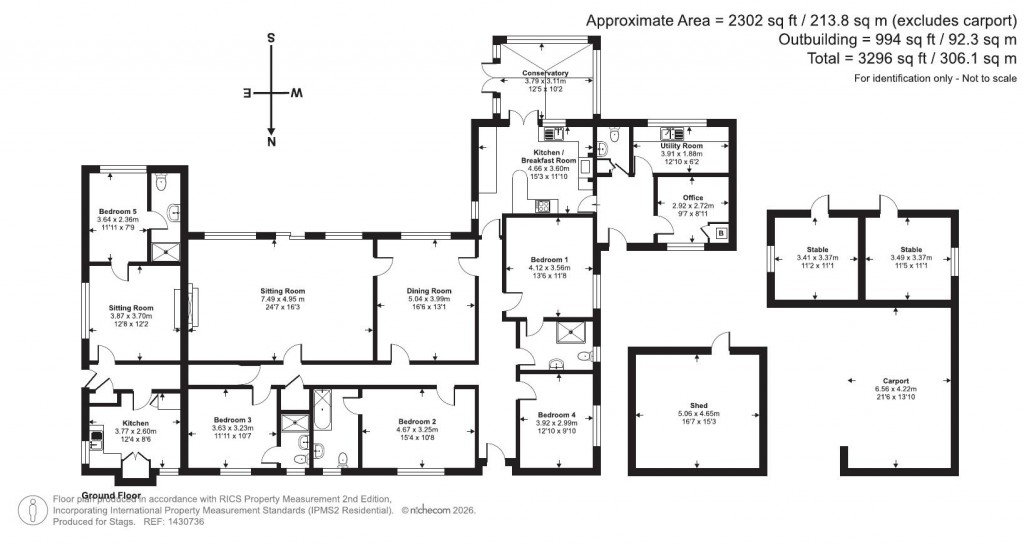 Floorplans For Puddington, Tiverton
