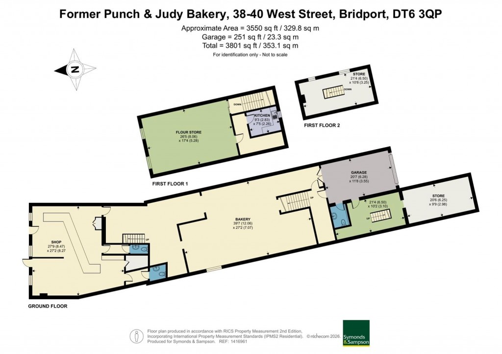 Floorplans For West Street, Bridport