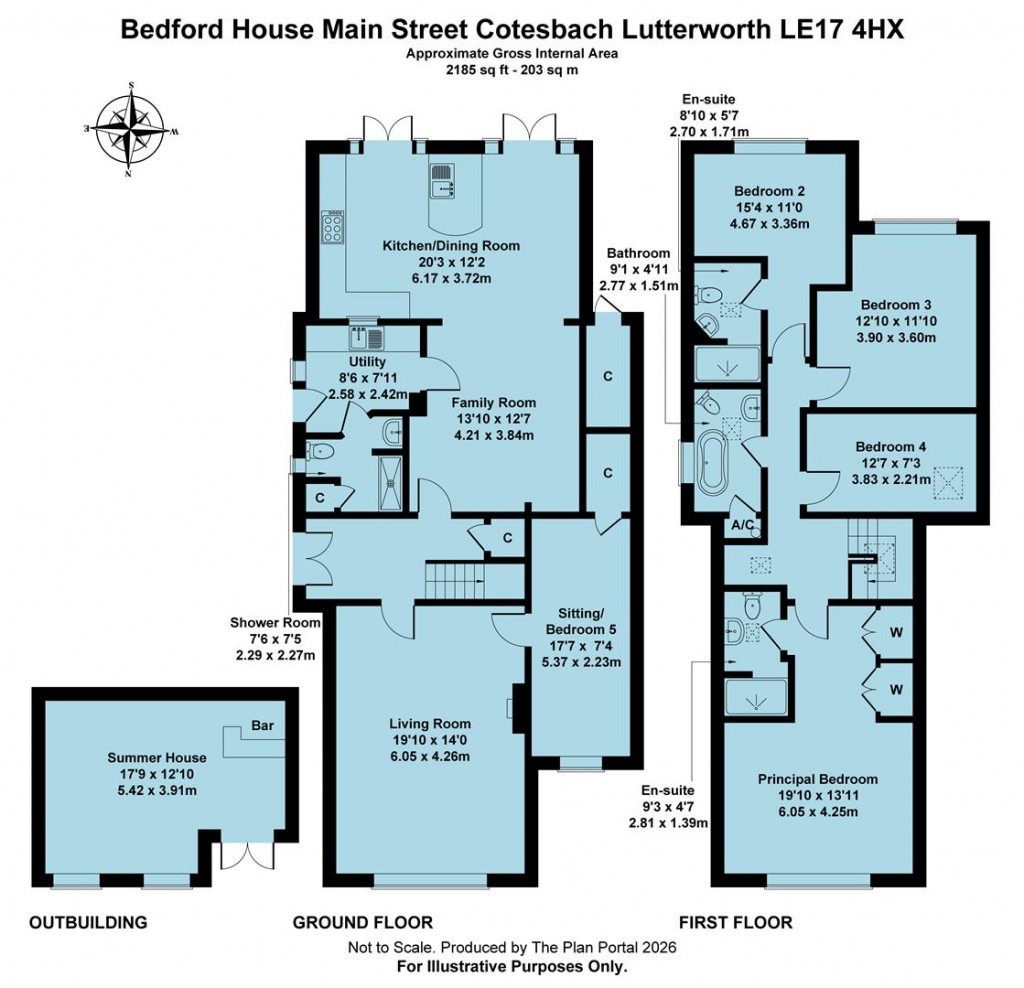 Floorplans For Main Street, Cotesbach, Lutterworth