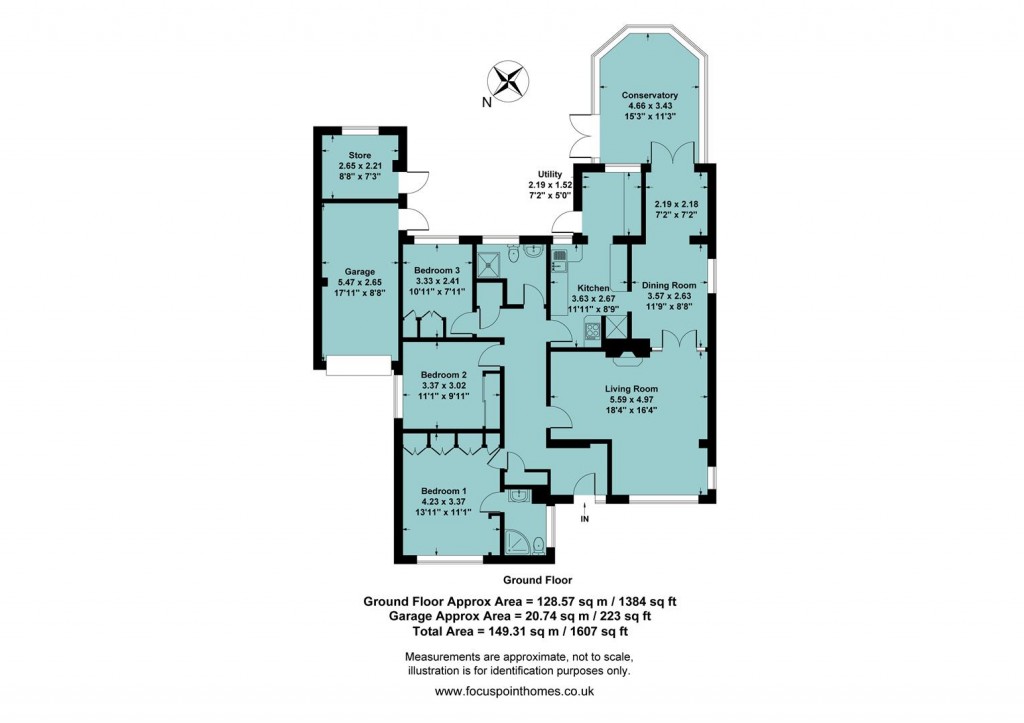 Floorplans For Wesley Drive, Banbury