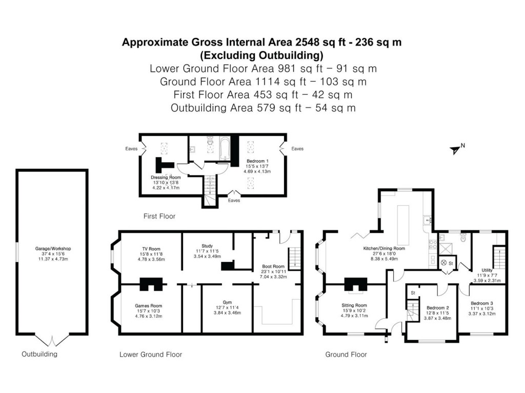Floorplans For Brightley Road, Okehampton