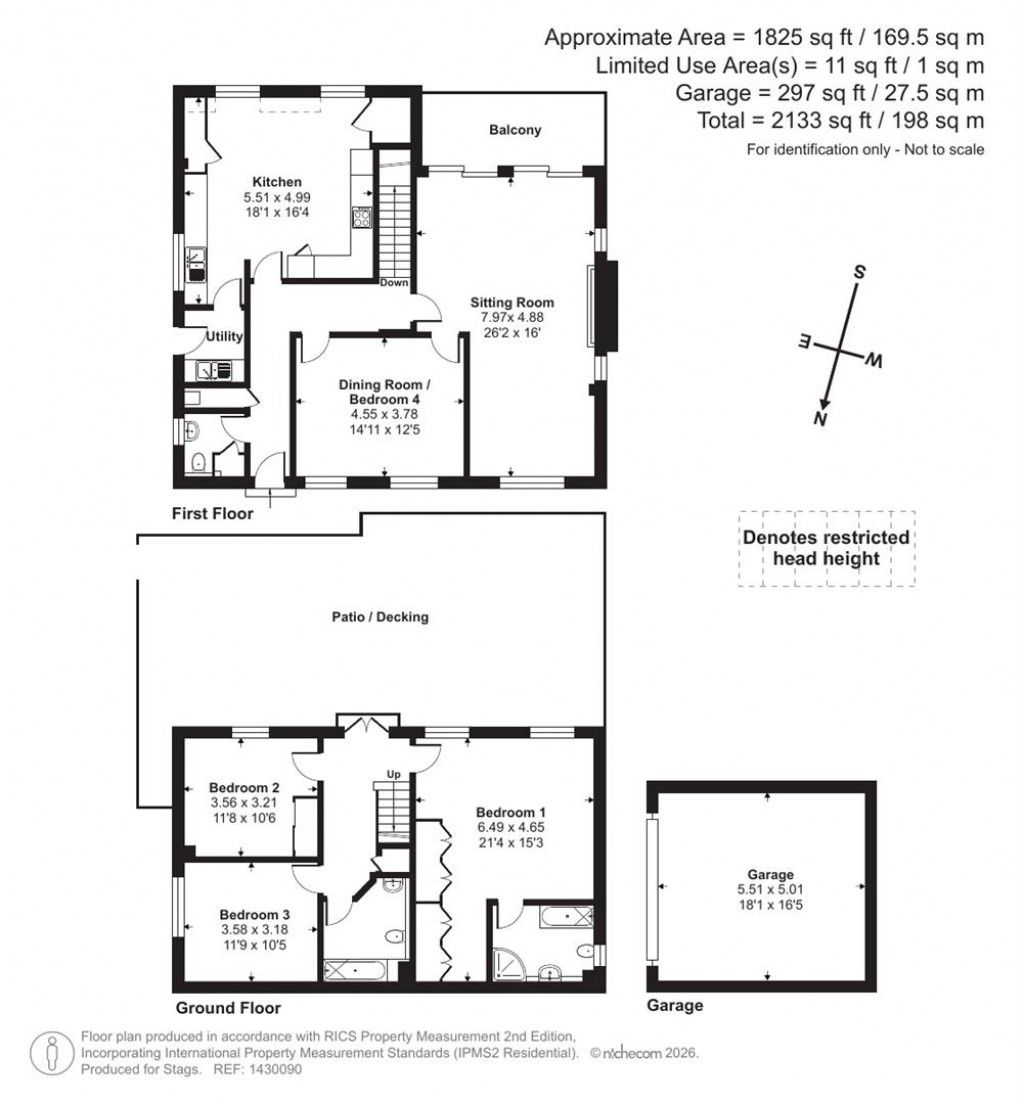 Floorplans For Hollam Drive, Dulverton