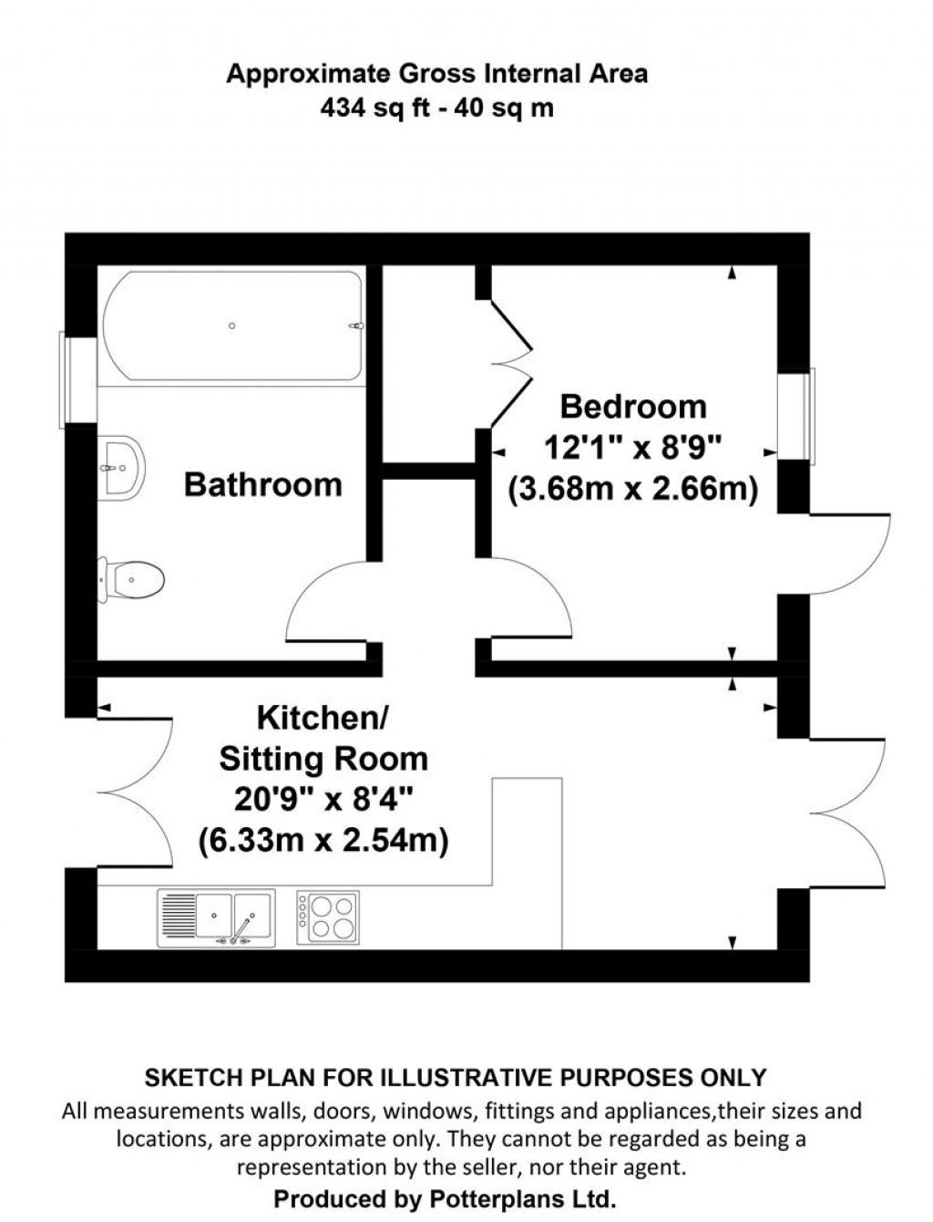 Floorplans For Yarmouth, Isle Of Wight