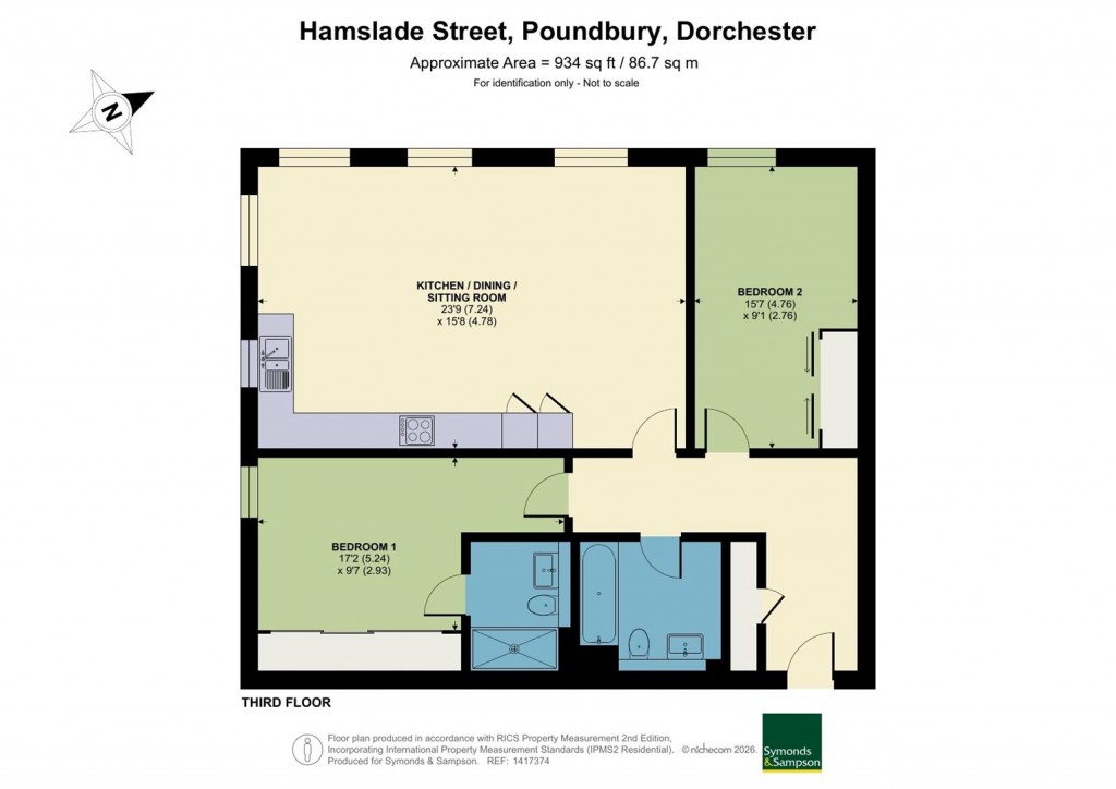 Floorplans For 1 Hamslade Street, Poundbury, Dorchester