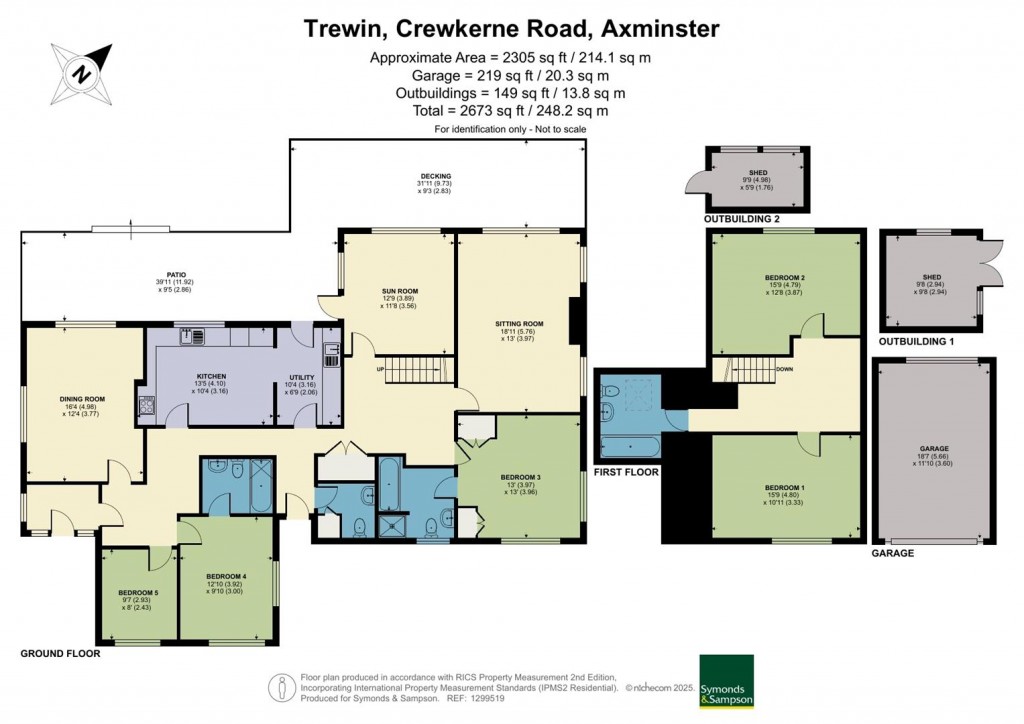 Floorplans For Crewkerne Road, Axminster