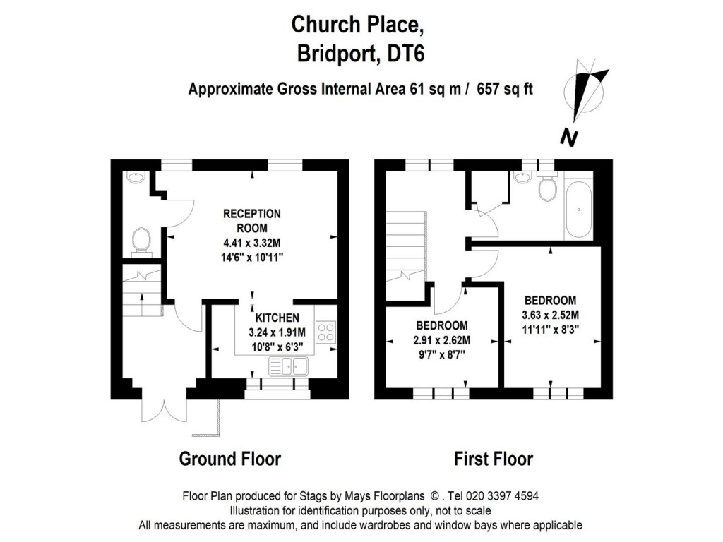 Floorplans For Church Street, Bridport