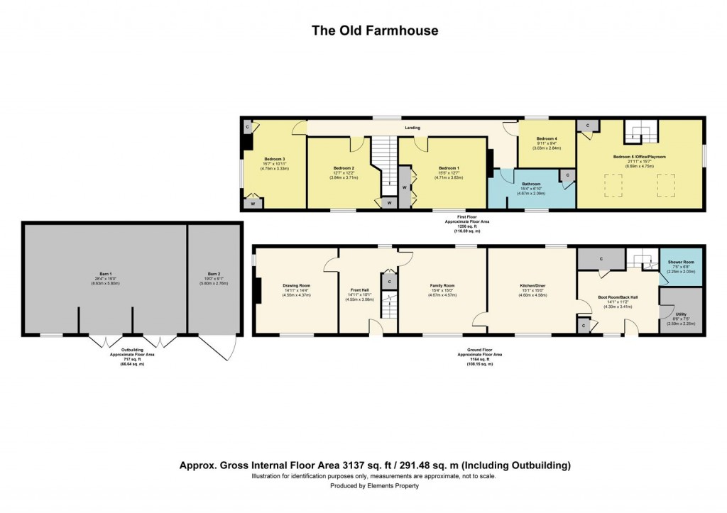 Floorplans For Washdyke Lane, Fulbeck, Grantham