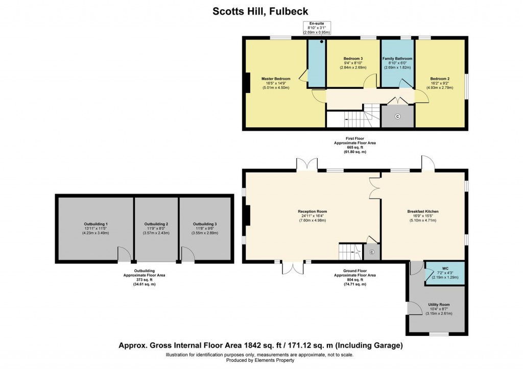 Floorplans For Washdyke Lane, Fulbeck, Grantham