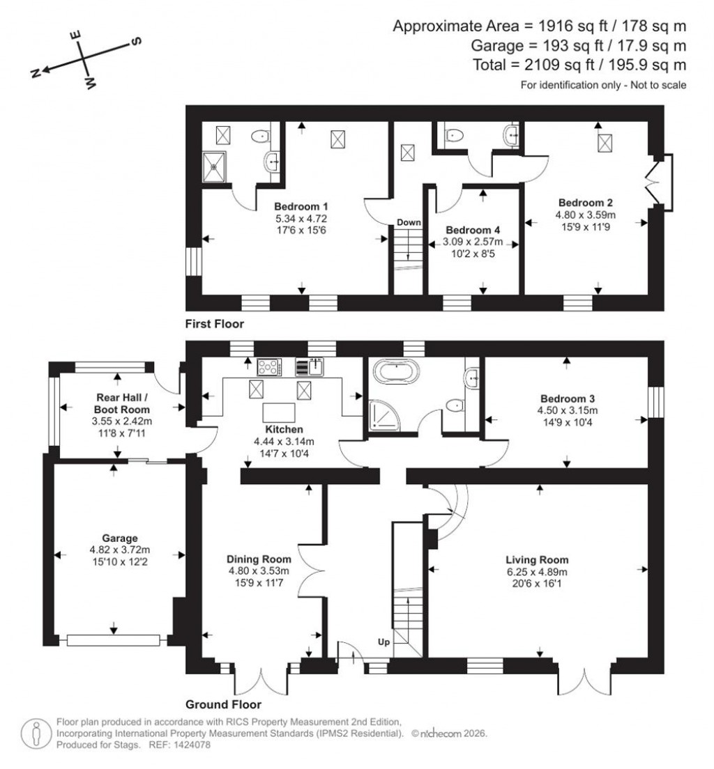 Floorplans For Rectory Road, St. Stephen, St. Austell