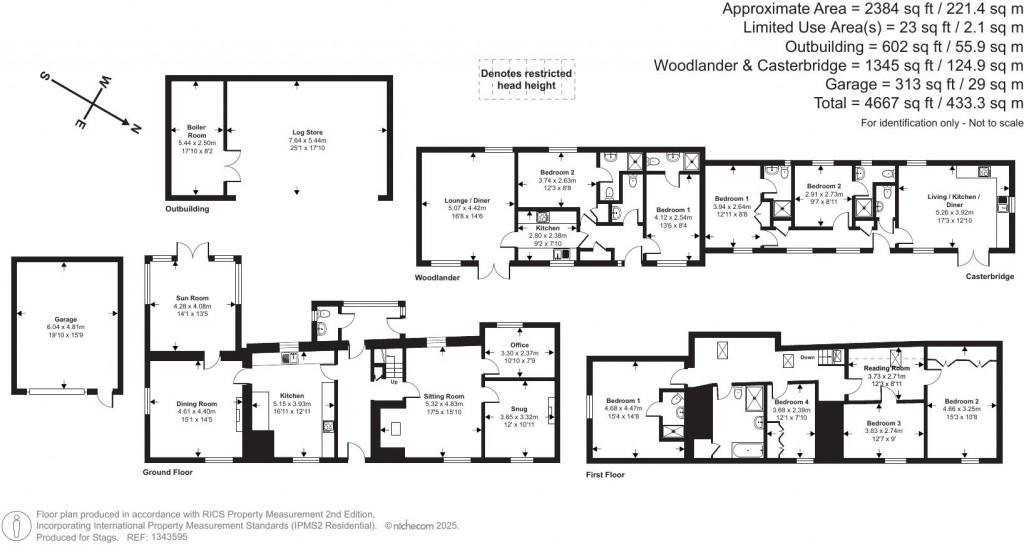 Floorplans For Middlemarsh, Sherborne
