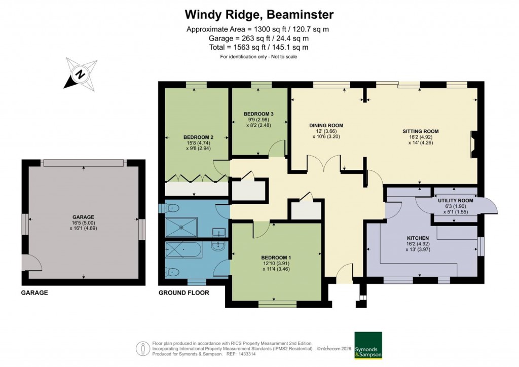 Floorplans For Windy Ridge, Beaminster, Dorset