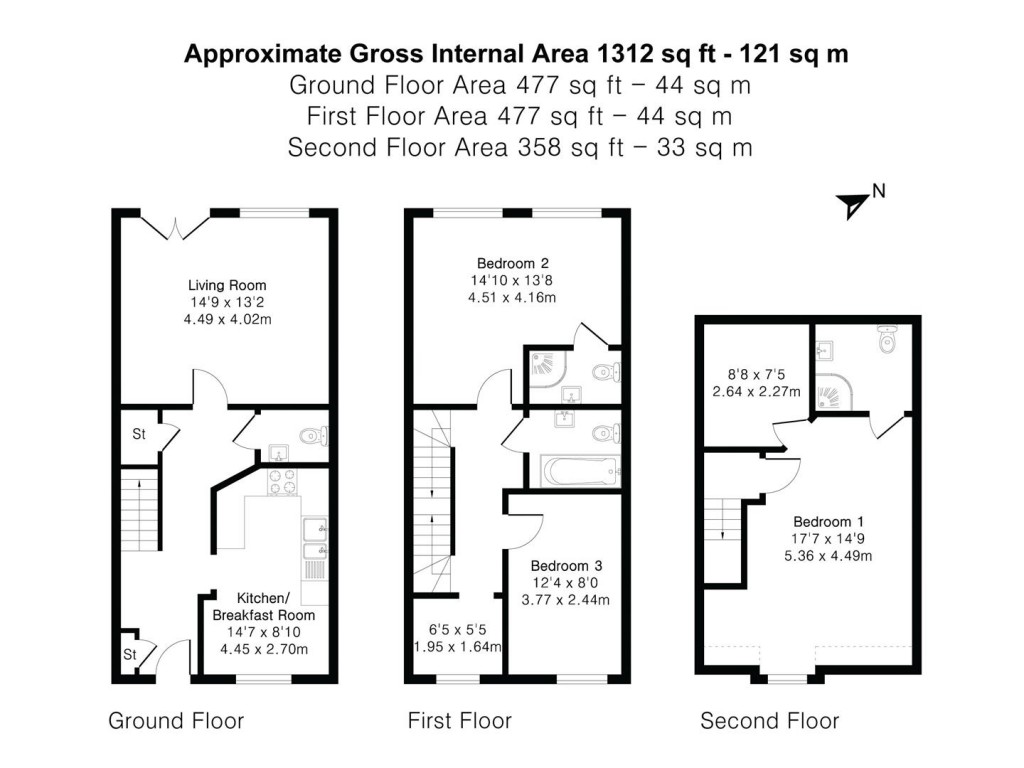 Floorplans For Debden Road, Saffron Walden
