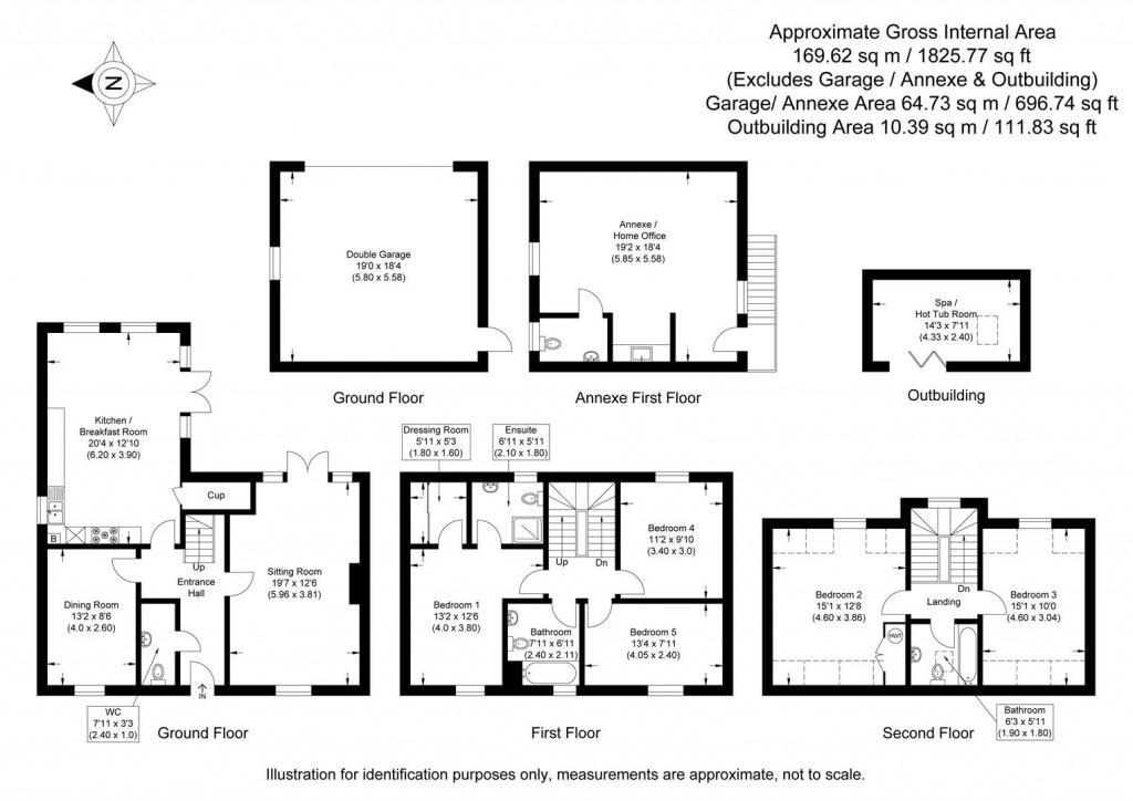 Floorplans For Sampford Road, Thaxted, Dunmow