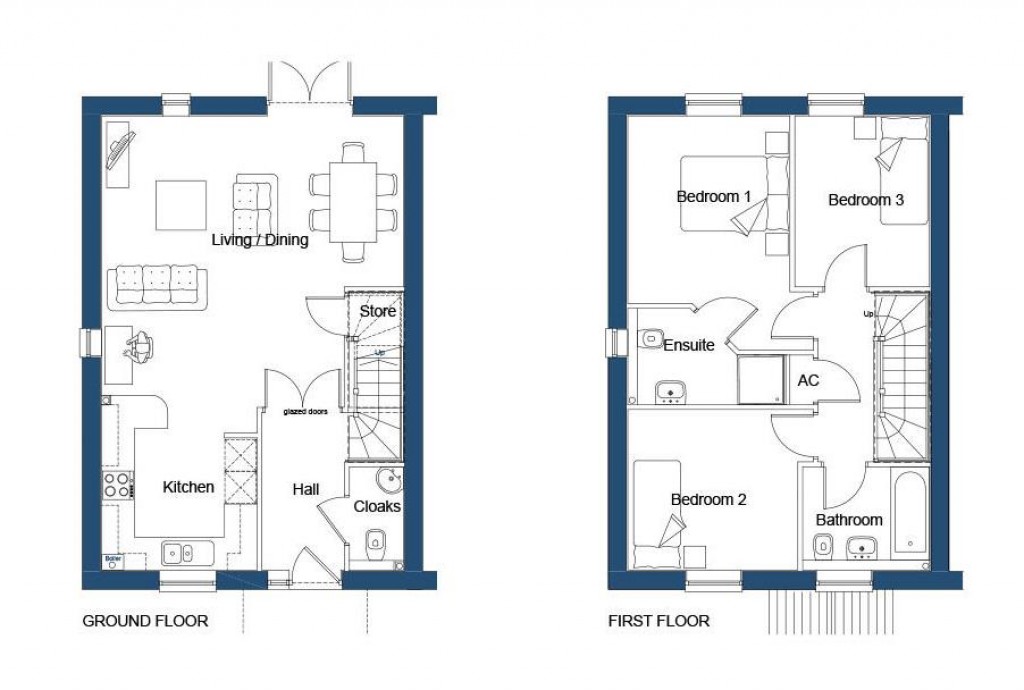 Floorplans For Legion Way, Okehampton