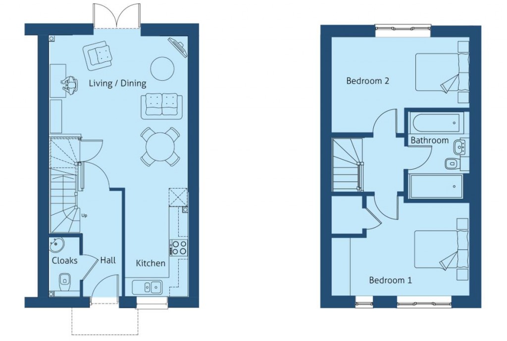Floorplans For Legion Way, Okehampton